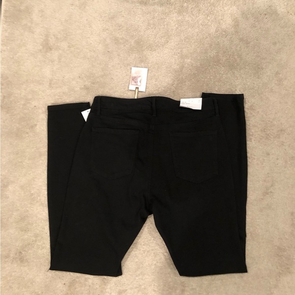 Jessica Simpson Kiss Me Super Skinny Jeans - black skinny jeans. Black denim - Picture 2 of 4